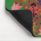  waterverf bloemen patroon muismat (Hoek)