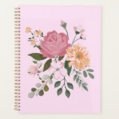 Waterverf bloemen planner (Voorkant)