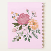 Waterverf bloemen planner (Achterkant)