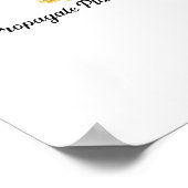 Waterverf Bloemen Plant Grappig Quote Tuinieren Poster (Hoek)