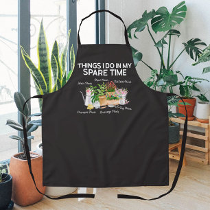 Waterverf Bloemen Plant Grappig Quote Tuinieren Schort