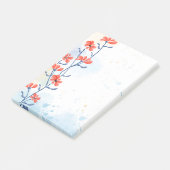 Waterverf bloemen Post-het Nota's Post-it® Notes (Schuin)