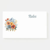 Waterverf bloemen post-it® notes (Voorkant)
