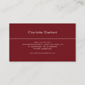 Waterverf Bloemen Professioneel Bloemist Visitekaartje (Achterkant)