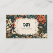  Waterverf Bloemen Professioneel Visitekaartje (Voorkant)