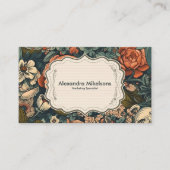 Waterverf Bloemen Professioneel Visitekaartje (Voorkant)