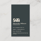  Waterverf Bloemen Professioneel Visitekaartje (Achterkant)