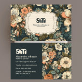  Waterverf Bloemen Professioneel Visitekaartje