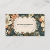  Waterverf Bloemen Professioneel Visitekaartje (Voorkant)