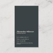  Waterverf Bloemen Professioneel Visitekaartje (Achterkant)