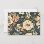  Waterverf Bloemen Professionele Zaken Bedankkaart (Achterkant)