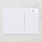 Waterverf Bloemen Romantisch Save the Date Aankondigingskaart (Achterkant)