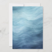 Waterverf Bloemen Rond de Klok Koppels Bruiloftfee Kaart (Achterkant)