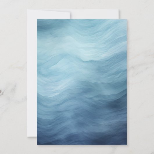 Waterverf Bloemen Rond de Klok Koppels Bruiloftfee Kaart (Achterkant)