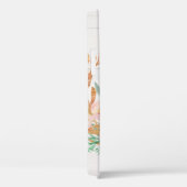 Waterverf bloemen Roos Gold Glitter Greenery Wood Case-Mate iPhone Case (Achterkant / Rechts)