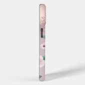 Waterverf bloemen Roos Gold Monogram Case-Mate iPhone Case (Achterkant / Rechts)