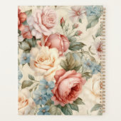  Waterverf Bloemen Rozen Classic Planner (Achterkant)