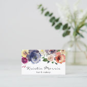 Waterverf bloemen Rozen Zacht vlinderbloemigen Visitekaartje (Staand voorkant)