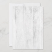 Waterverf Bloemen & Rustiek Hout Boerderij Verjaar Kaart (Achterkant)