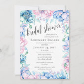 Waterverf Bloemen Rustieke Boerderij Vrijgezellenf Kaart (Voorkant)