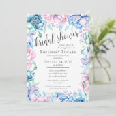 Waterverf Bloemen Rustieke Boerderij Vrijgezellenf Kaart (Staand voorkant)