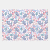 Waterverf Bloemen Schattigee Pastelpatronen Natuur Inpakpapier Vel (Voorkant 2)