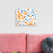 Waterverf bloemen schilderen canvas afdruk (Insitu (Woonkamer))