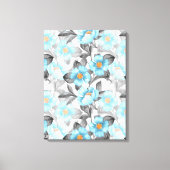 Waterverf bloemen schilderen canvas afdruk (Voorkant)