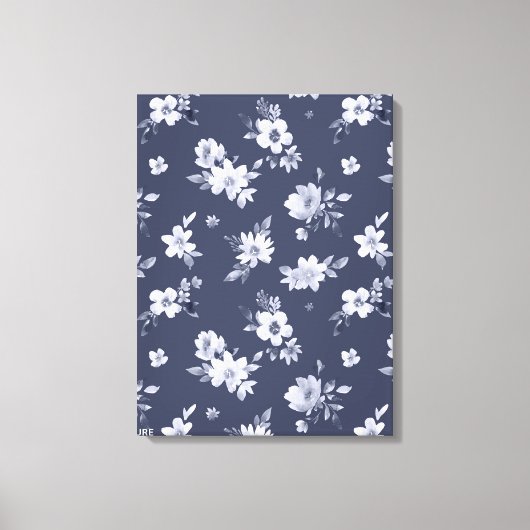 Waterverf bloemen schilderen canvas afdruk (Voorkant)