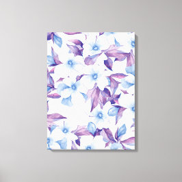 Waterverf bloemen schilderen canvas afdruk