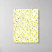 Waterverf bloemen schilderen canvas afdruk (Voorkant)