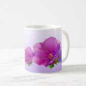 Waterverf Bloemen schilderij Moederdag Gift Koffiemok (Voorkant rechts)