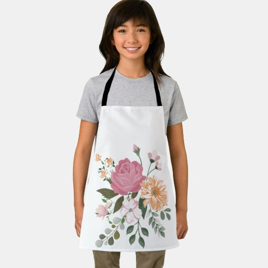 Waterverf bloemen schort (Insitu)