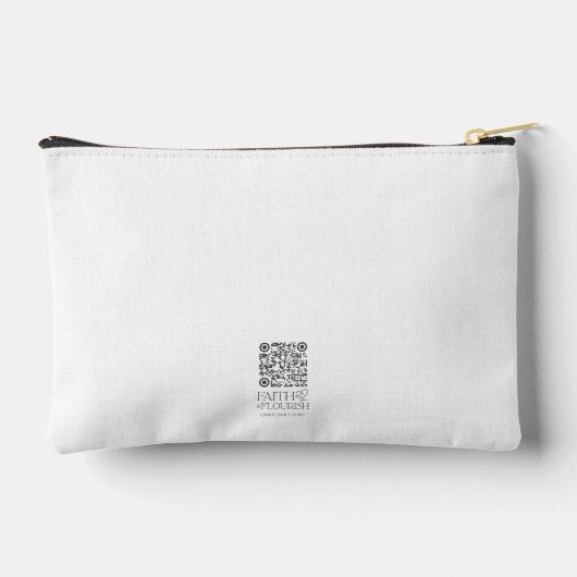 Waterverf Bloemen Schriftvers gepersonaliseerd Etui (Achterkant)