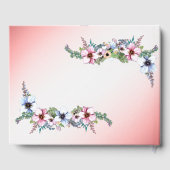 Waterverf bloemen Shine Weddenschap Gastenboek (Achterkant)