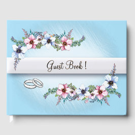 Waterverf bloemen Shine Weddenschap Gastenboek