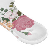 Waterverf bloemen snijplank (Hoek)