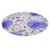 Waterverf Bloemen Snijplank – Artistic Gift (Hoek)