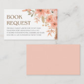  Waterverf Bloemen Spring Boek Aanvraag Informatiekaartje (Voorkant / Achterkant)