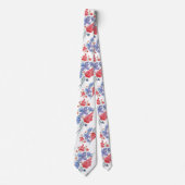 Waterverf, bloemen. stropdas (Voorkant)