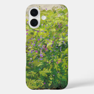  Waterverf Bloemen Struik Graphic Art Painting iPhone 16 Hoesje