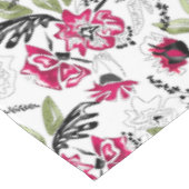 Waterverf bloemen tafelkleed (Gekanteld)