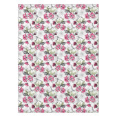 Waterverf bloemen tafelkleed (Voorkant)