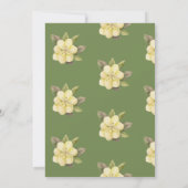 Waterverf Bloemen Teacup Tea Party Kaart (Achterkant)