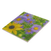 Waterverf Bloemen Tegeltje (Zijkant)