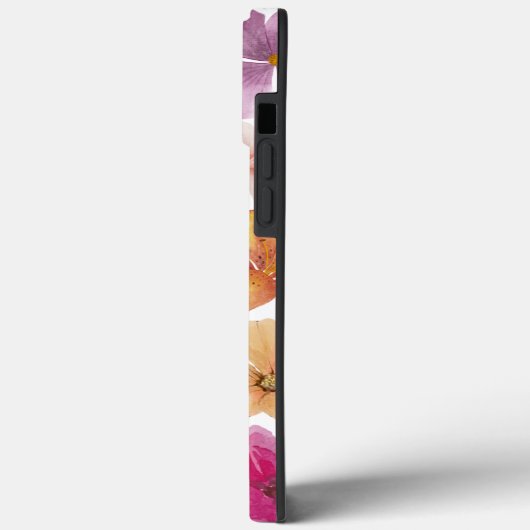 Waterverf Bloemen Telefoon Case (Achterkant / Links)