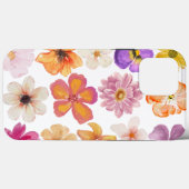 Waterverf Bloemen Telefoon Case (Achterkant (horizontaal))