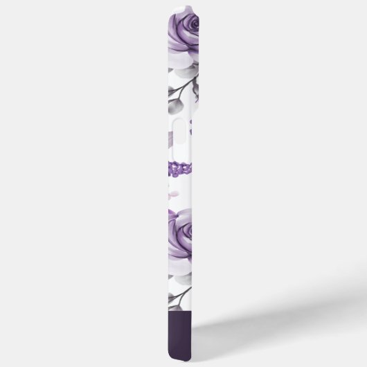 Waterverf Bloemen Telefoonhoesjes met QR-code, Mon Case-Mate iPhone Case (Achterkant / Rechts)