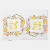 waterverf bloemen theedoek (Horizontaal)