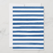 Waterverf Bloemen Tijger Cub Boy Baby shower Kaart (Achterkant)